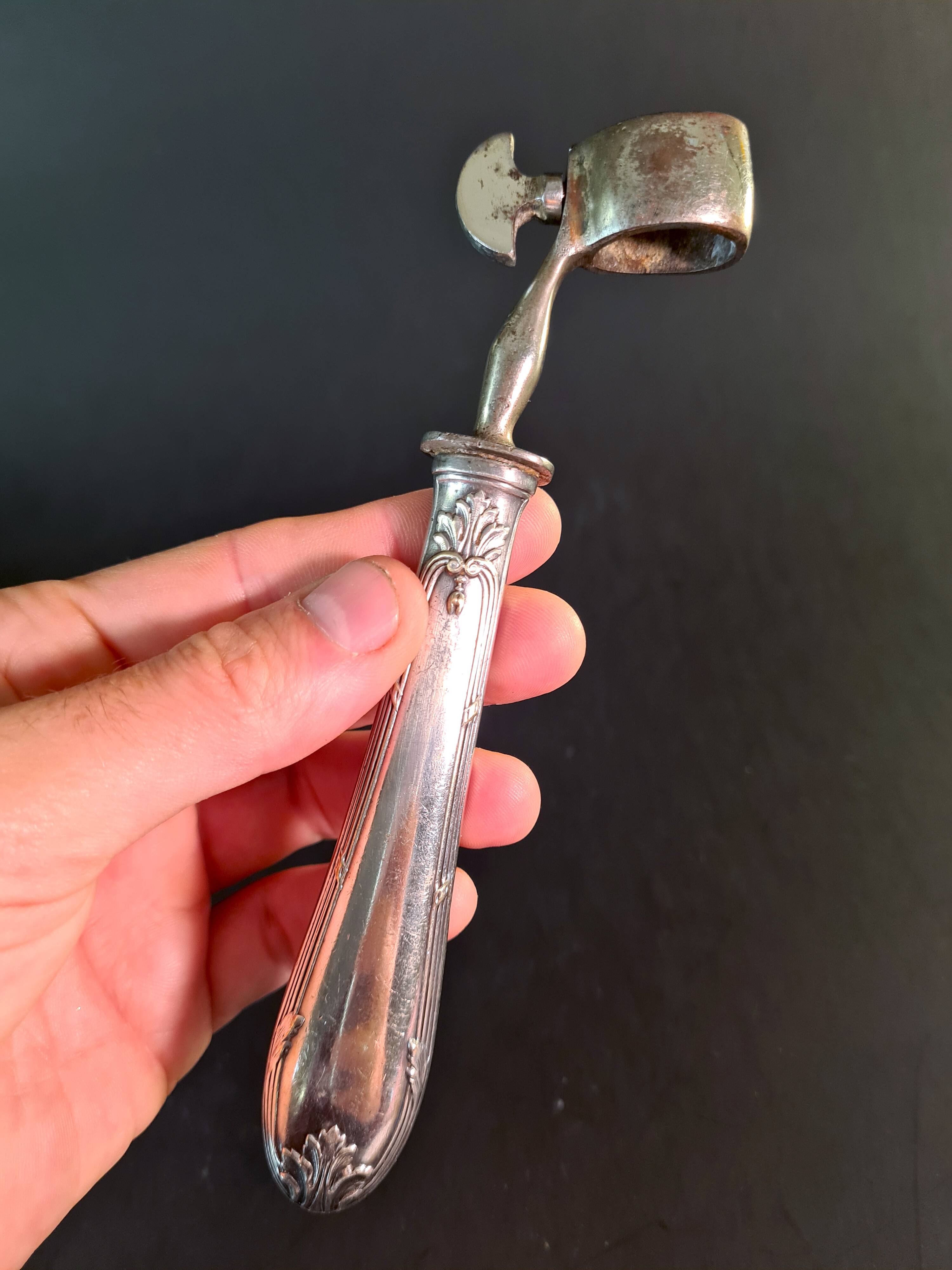 Set of 3 silver-plated serving cutlery - Retro charm guaranteed! 🧀