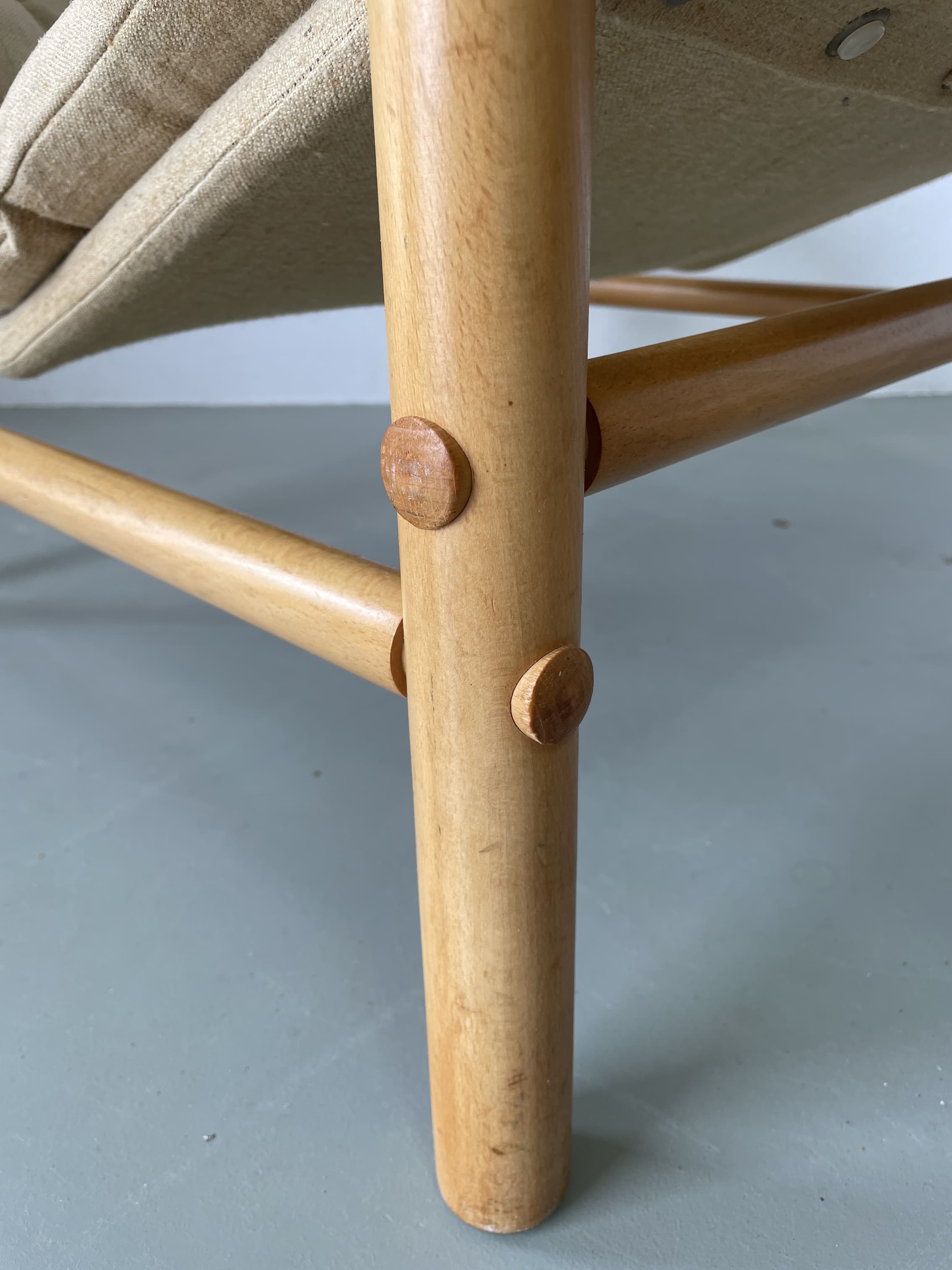 Safari chair & ottoman by Bror Boije for Dux