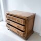 Authentic wooden chest of drawers with 3 drawers