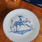 Limoges Porcelain Footed Plate