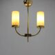 Brass Art Deco Bauhaus pendant / 1930s