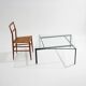 Glass and metal coffee table by Paolo Tilche for Arform, 1960s