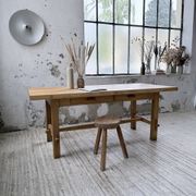 Table mobilier montagne 1950 hêtre massif