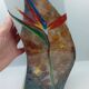 Handmade porcelain art vase signed J. Rozio – Paradise Bird decoration