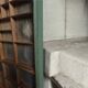 Vintage printing press locker
