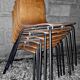 Pair of Chairs Pierre Guariche Papyrus Model Steiner Edition 1950
