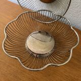80s silver metal table baskets