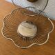 80s silver metal table baskets
