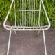 Paire de fauteuils en fer forgé année 60