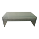 80s Glass Coffee Table