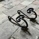Pair of Medieval Style Wrought Iron Wall Brackets
