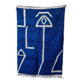 Tapis bérbere fait main traditionnelle 250cmx150cm