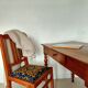 Fischel bistro chair "Indislocables" solid wood 1940s-1950s
