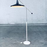 Panama Floor Lamp in Black by Wim Rietveld for Gispen, 1957