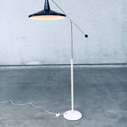 Panama Floor Lamp in Black by Wim Rietveld for Gispen, 1957