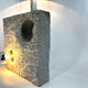 Post modern stone table lamp, 1970s