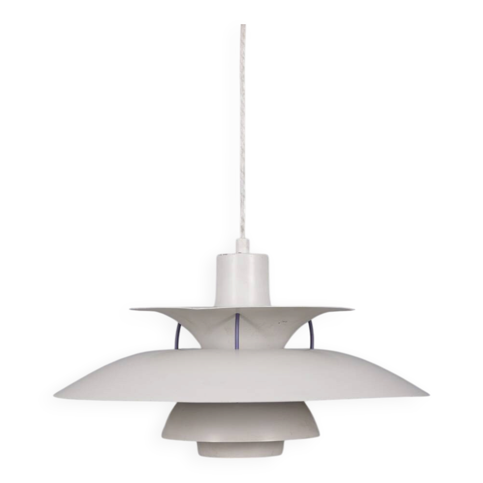 Suspension des années 60 "ph5" design Poul Henningsen pour Louis Poulsen