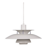 Vintage 60s chandelier "ph5" design Poul Henningsen for Louis Poulsen
