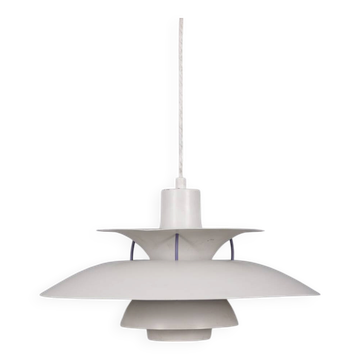 Vintage 60s chandelier "ph5" design Poul Henningsen for Louis Poulsen