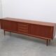 Danish sideboard with tambour doors by Bernhard Pedersen & Søn, 1960s