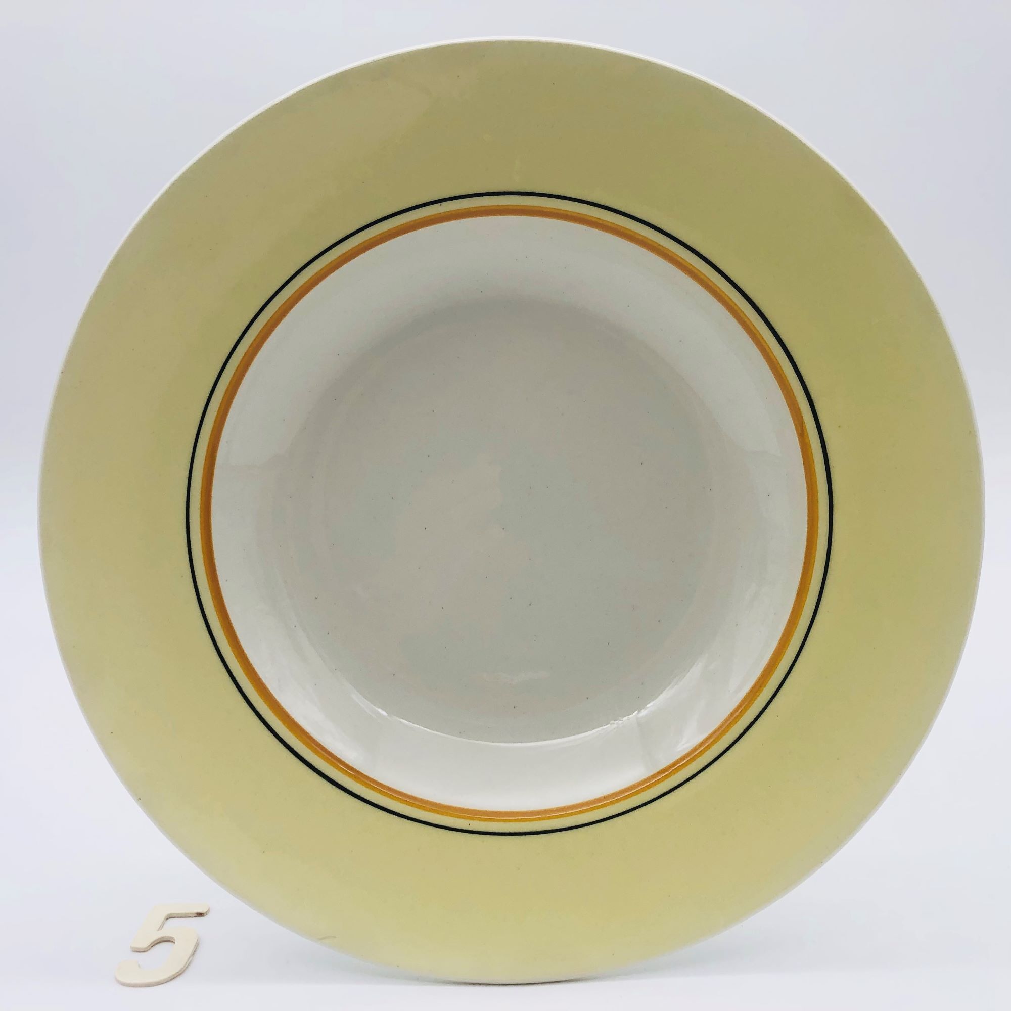 6 hollow plates "Gien", model Val d'Isère