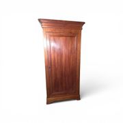 Louis Philippe style solid cherry wood bonnetière wardrobe