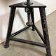 Black Industrial Workshop Swivel Stool, 1960s