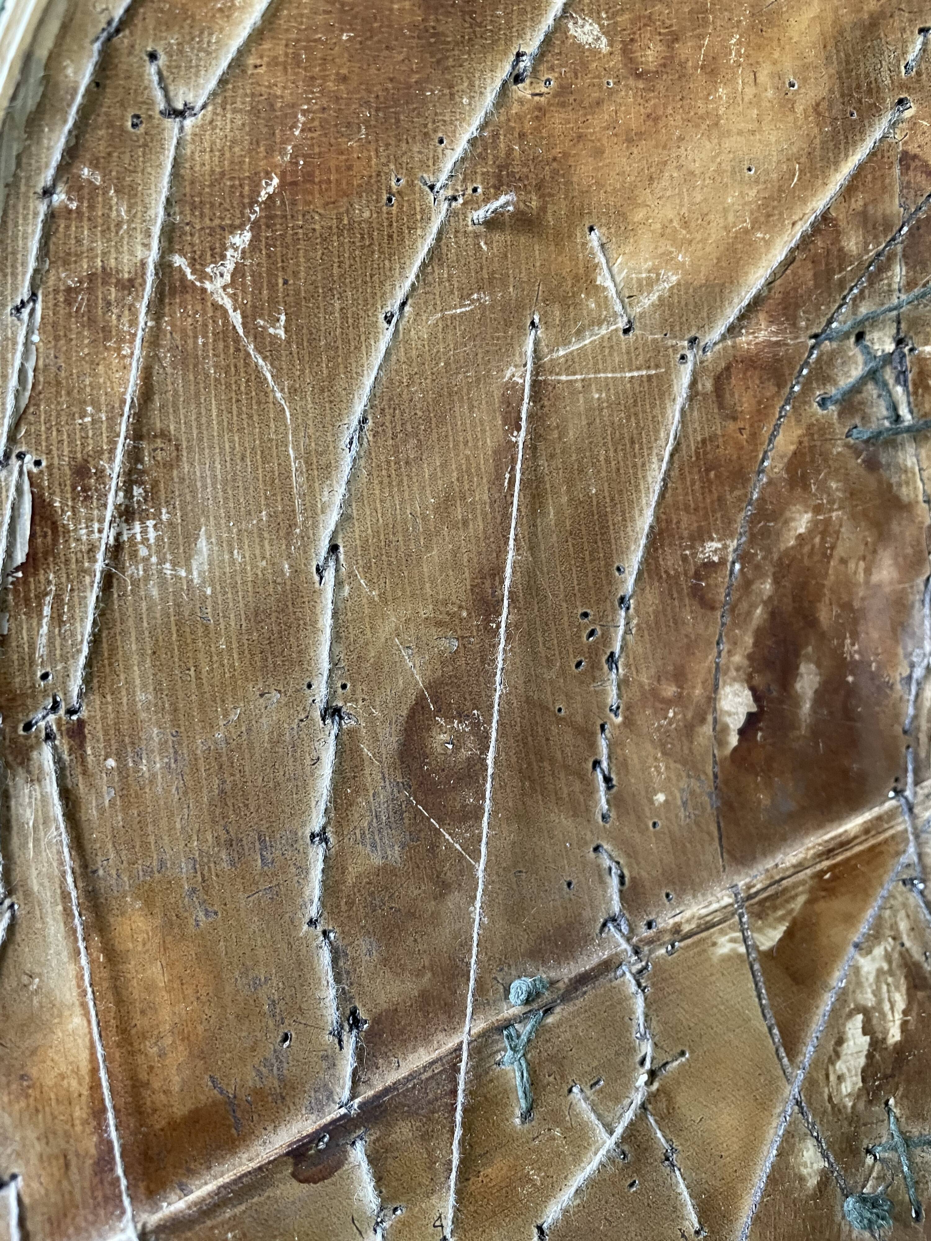 Asian straw and rattan hat