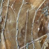 Asian straw and rattan hat