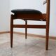 Chaises à manger du milieu du siècle en teck par Poul Hundevad