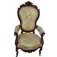 Coppia di Poltrone d'Epoca "Balloon Back" – Stile Rococò Revival (XIX Sec.)