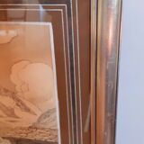 Art Deco Ink Drawing 1930 Framed