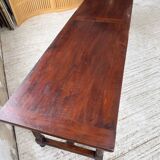 XXL table in solid dark walnut 3m