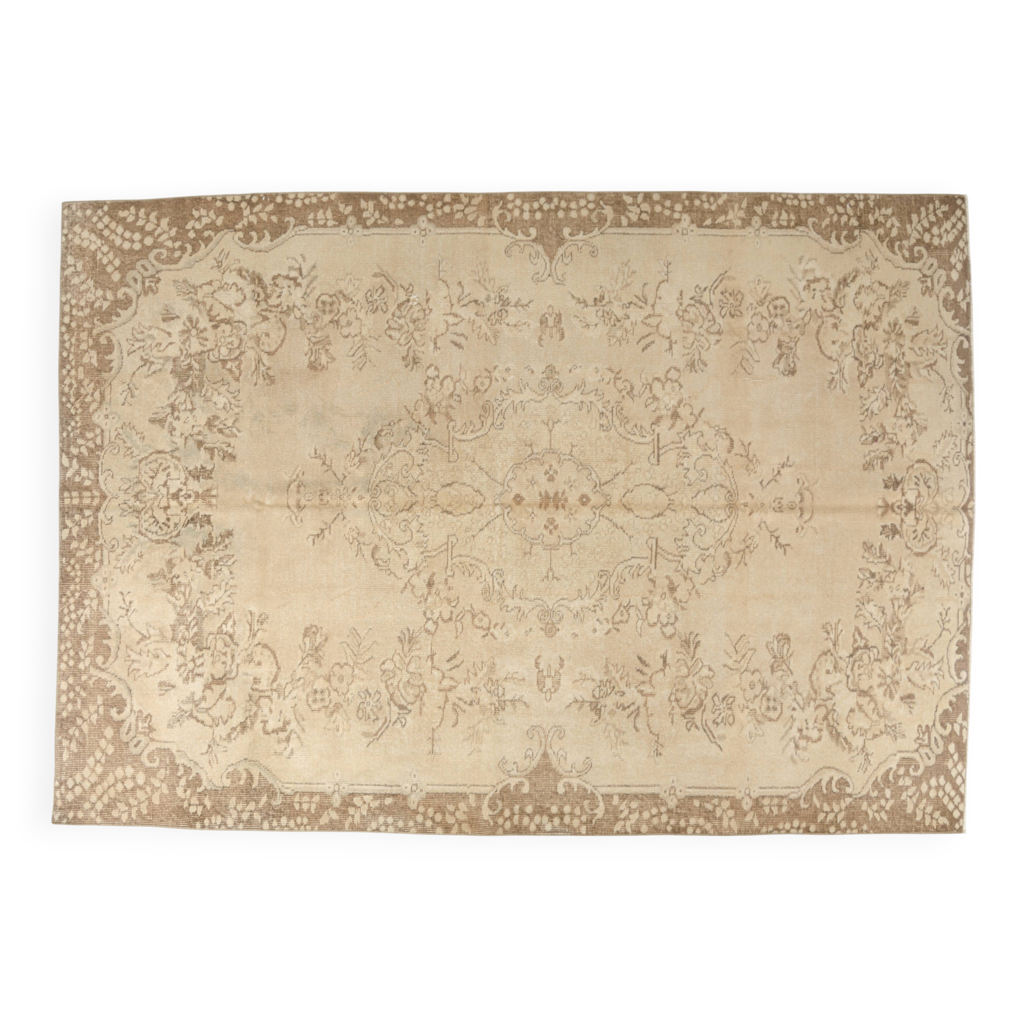 Bige Handknotted Floor Rug sku-2336