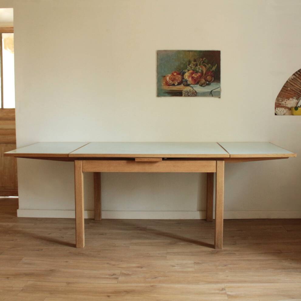 Vintage extendable table 224cm/81cm