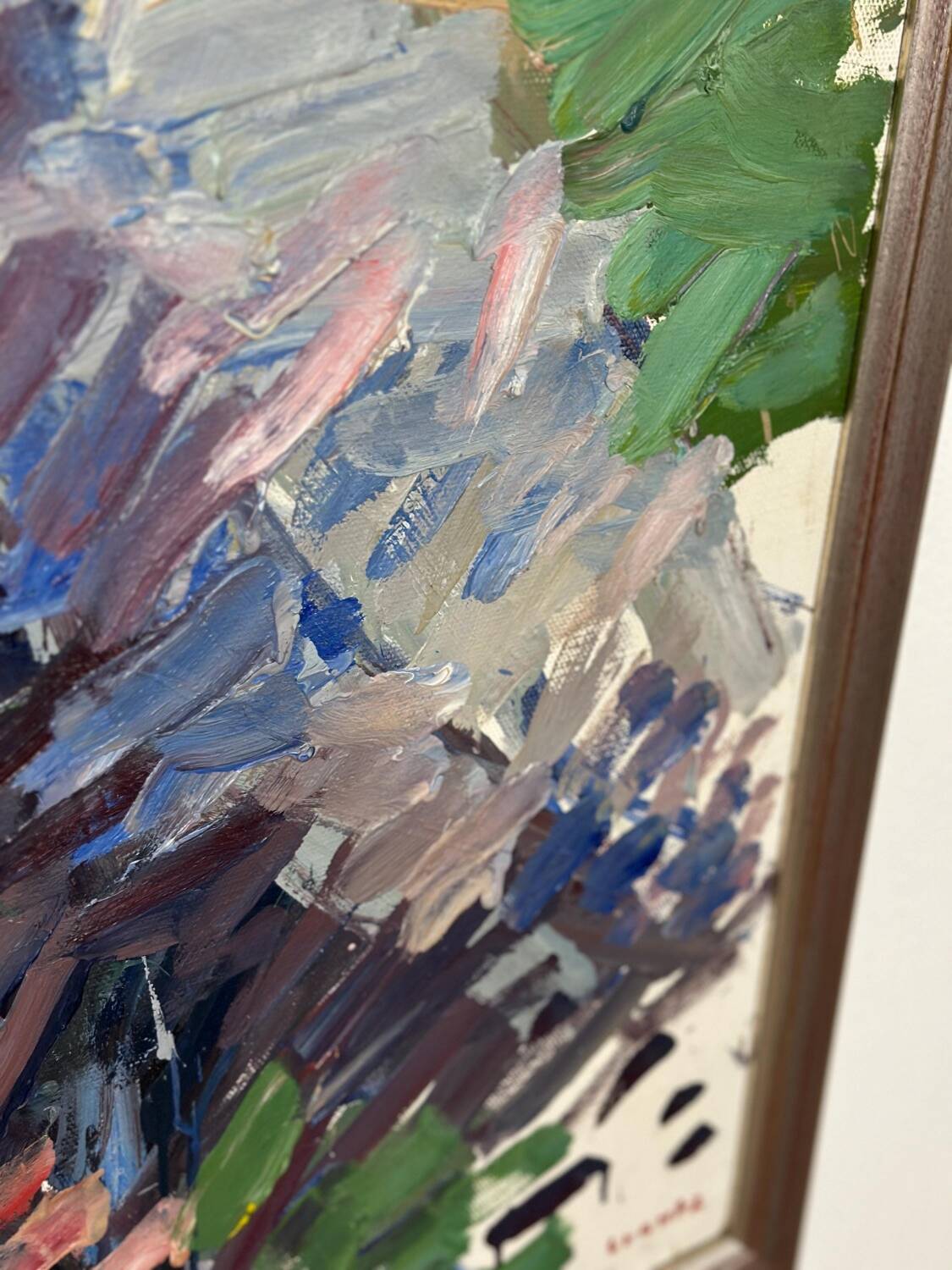 Swedish Oil on Canvas – “Sitting Man” by Bengt Crantz