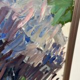 Swedish Oil on Canvas – “Sitting Man” by Bengt Crantz