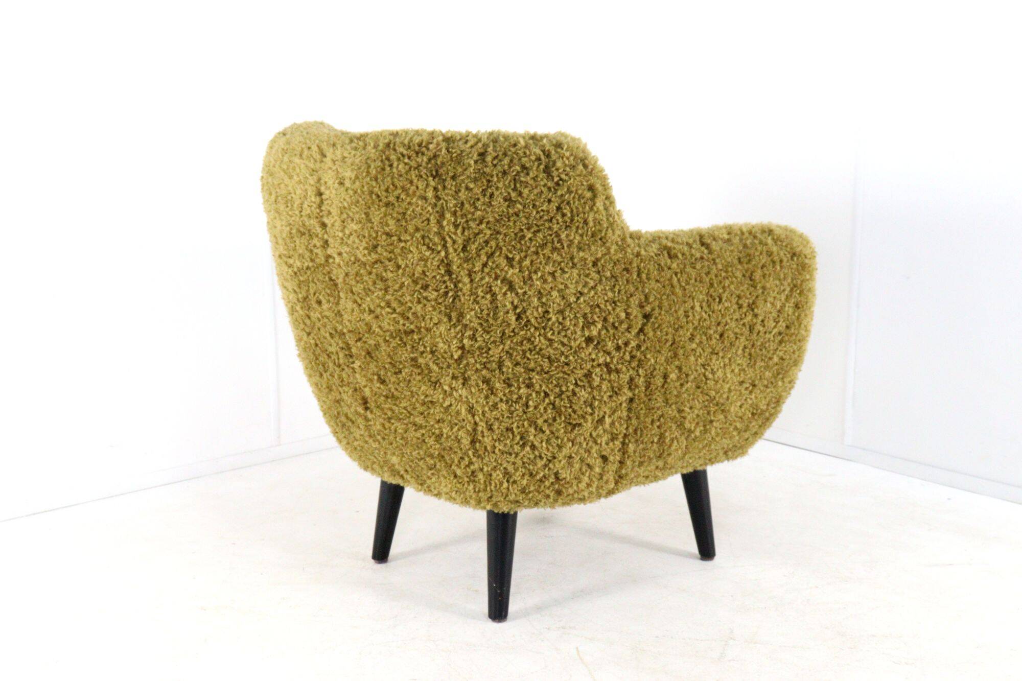 Fuzzy Doodle Armchair Fully Restored - new upholstery