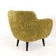 Fuzzy Doodle Armchair Fully Restored - new upholstery