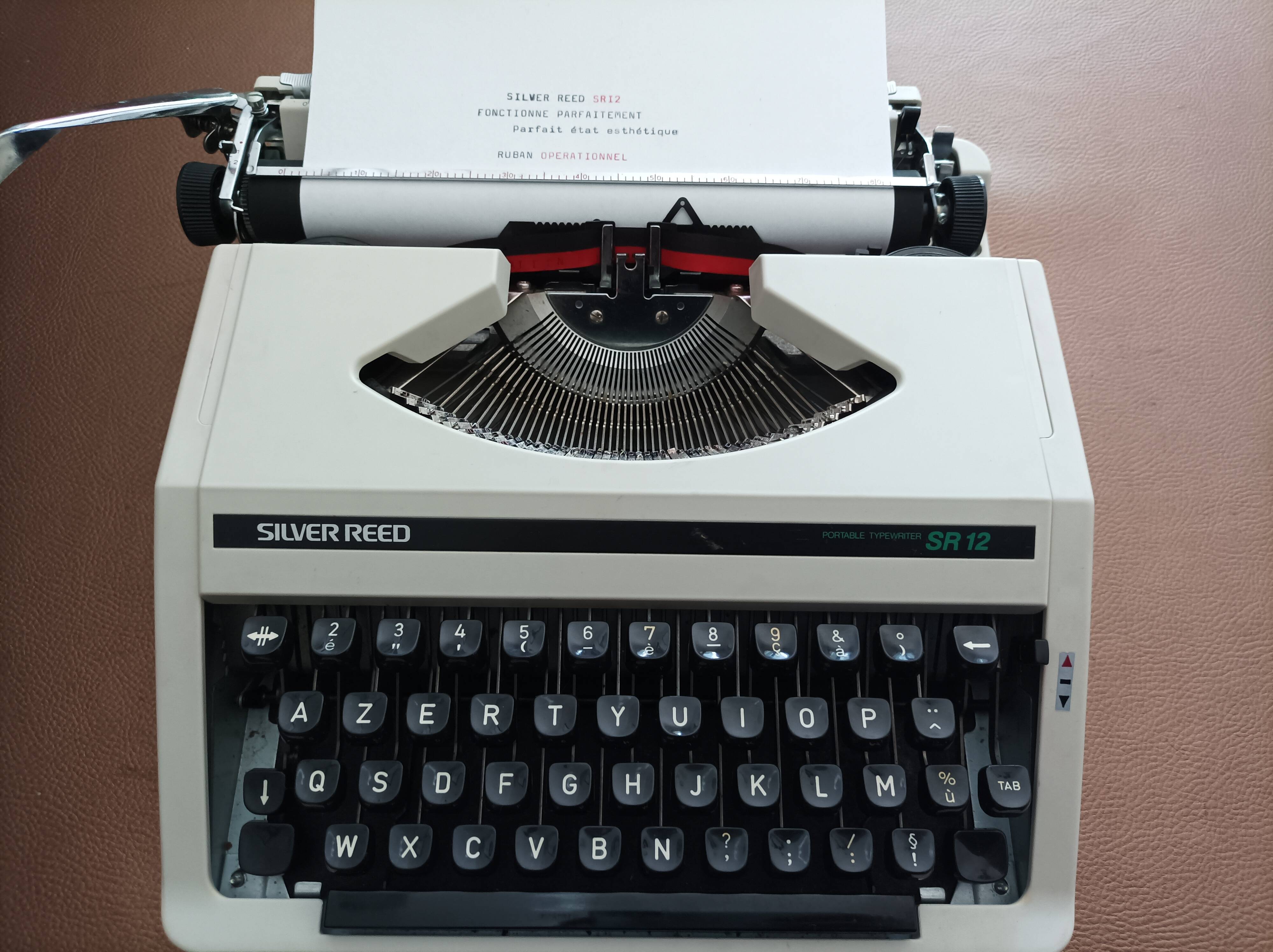 Silver Reed SR12 typewriter