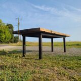 Early 20th century farmhouse table giant workbench