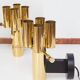 German "space age" appliques in gilded brass Bega Bloom (4 AVAILABLE).
