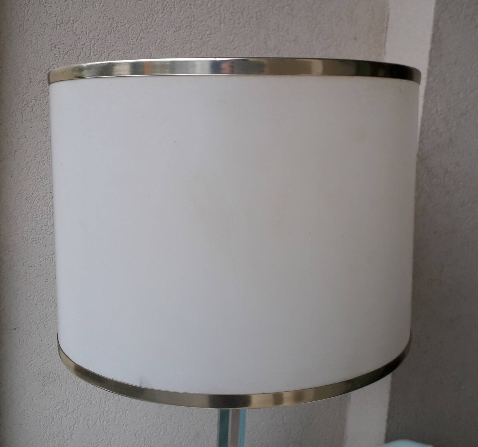 Chrome metal lamp