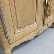 Louis XV library in raw wood