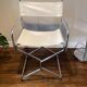 Vintage 1970s leather director's chair