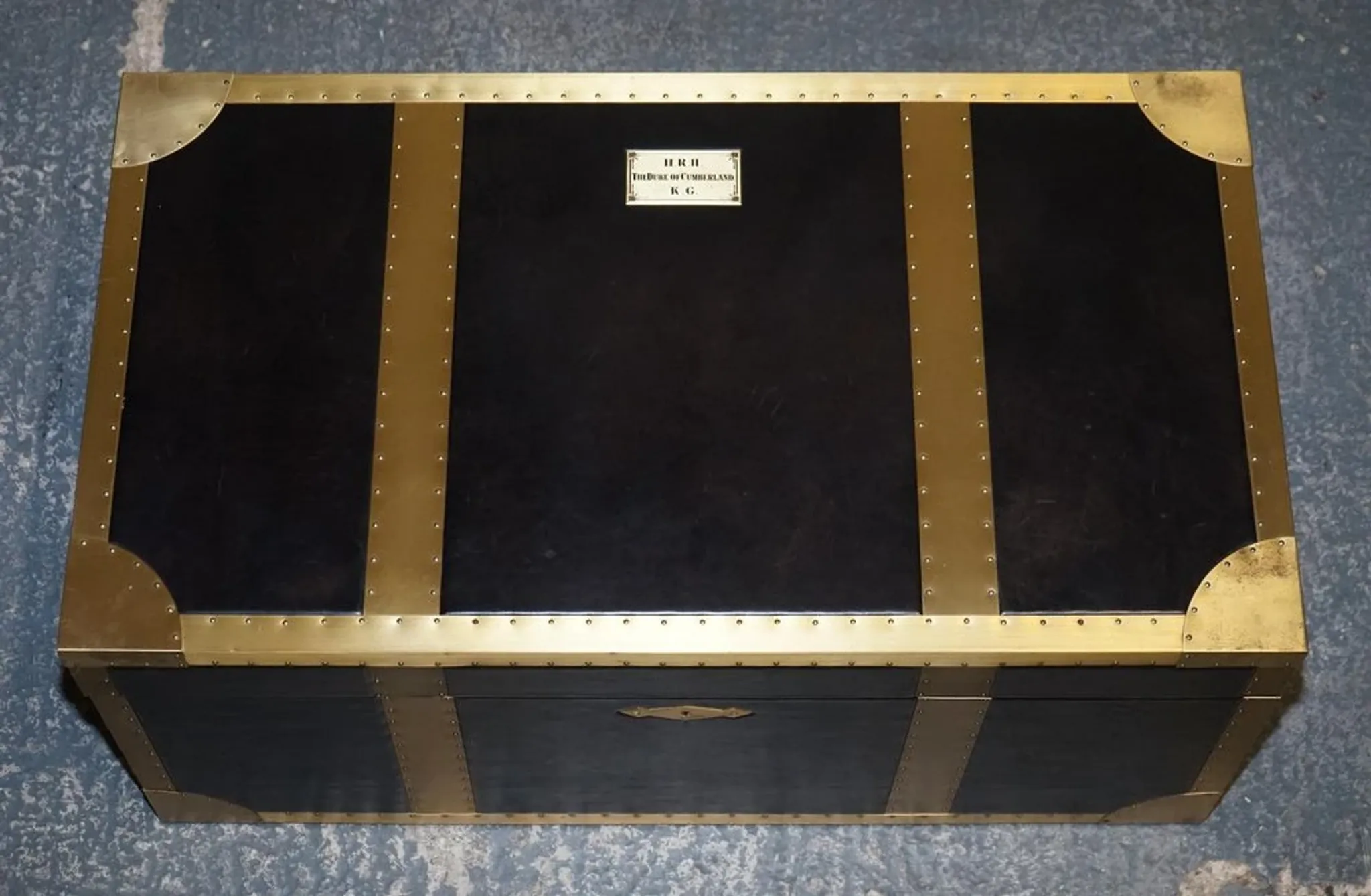 Cumberland Storage Chest with Red Velvet Lining by Timothy Oulton