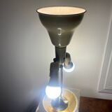 Golden ceramic lamp from the 70s