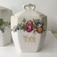 Pair of porcelain kitchen pots