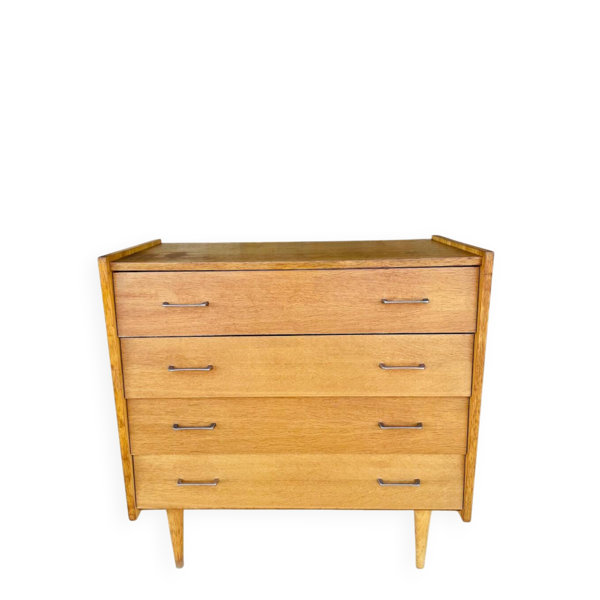 Vintage 4-drawer chest of drawers by Capelle, circa 1960s