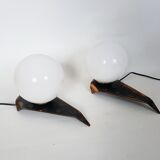 A pair of Polish lamps, 1960s